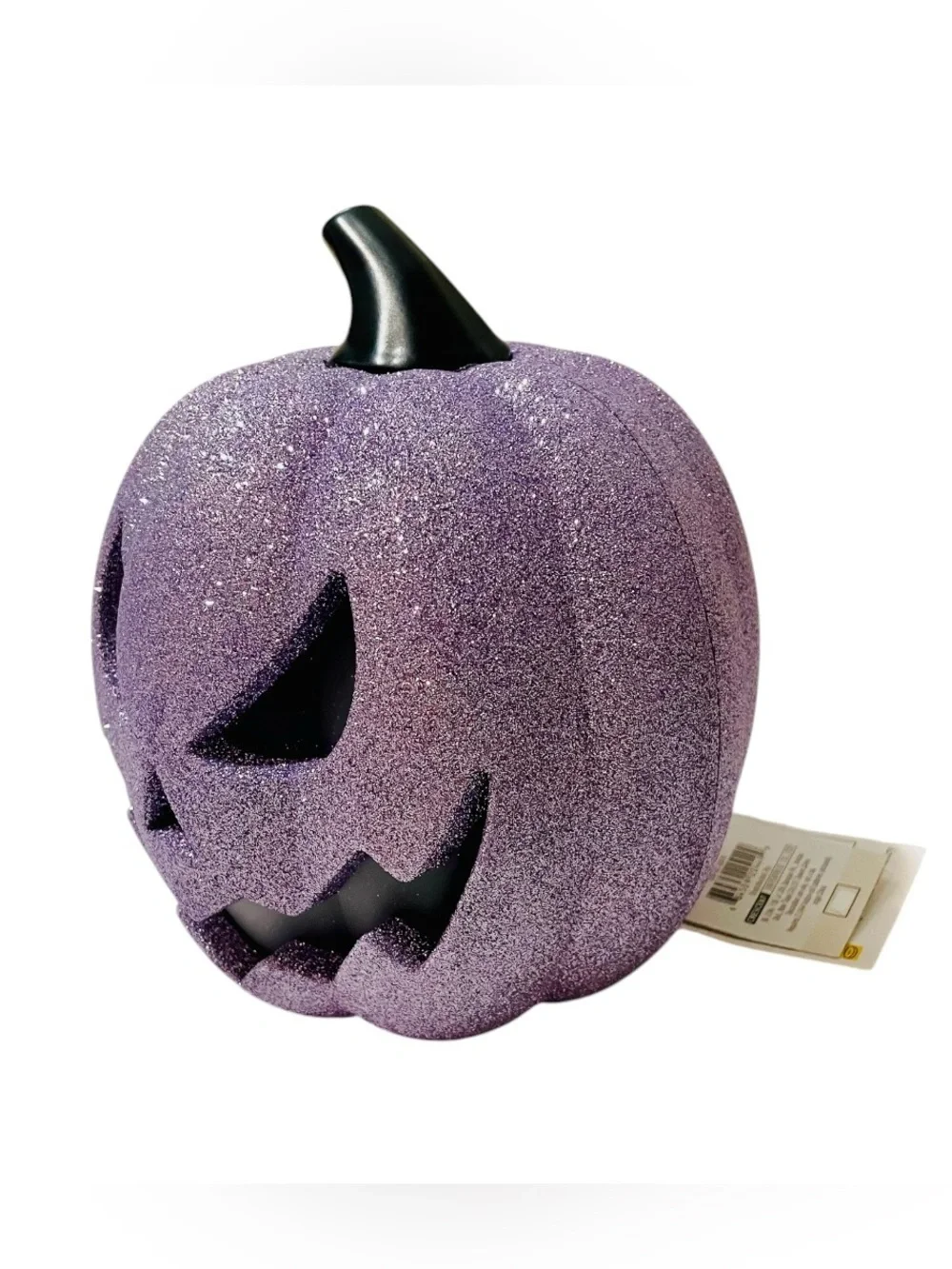 Glitter Jack-O'-Lantern Purple Pumpkin